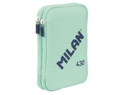 Plumier escolar milan 430 since 1918 doble con accesorios color verde 195x50x130 mm