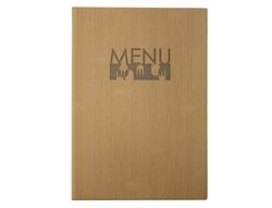 Porta menus liderpapel pu 22,5 x 32 cm con 4 fundas