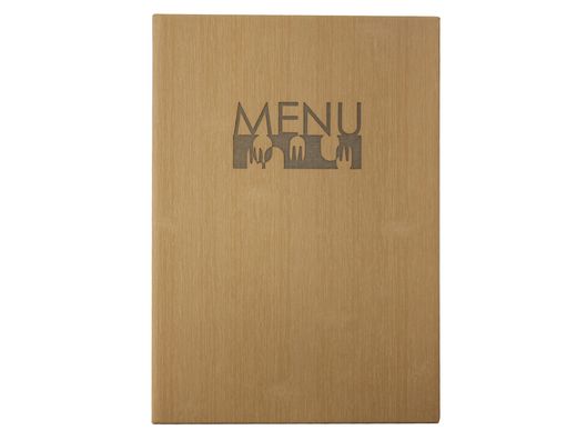 Porta menus liderpapel pu 22,5 x 32 cm con 4 fundas