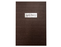 Porta menus liderpapel pu 22,5 x 32 cm con sujeccion en esquinas para 2 hojas