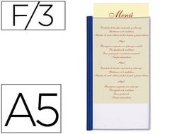 Porta Menus Liderpapel Pvc Din A5 con 3 Fundas