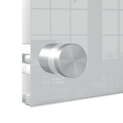 Porta póster acrílico transparente mural, A3