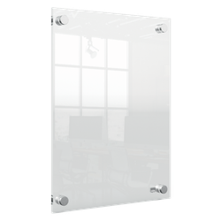 Porta póster acrílico transparente mural, A4