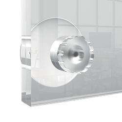 Porta póster acrílico transparente mural removible, A3