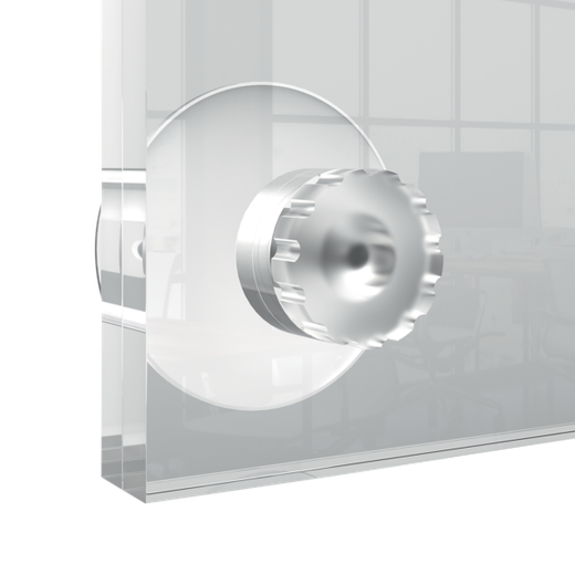 Porta póster acrílico transparente mural removible, A3