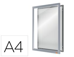 Marco porta anuncios nobo impression pro din A4 marco de clip aluminio 235x13x325 mm