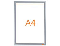 Marco porta anuncios nobo impression pro din A4 marco de clip aluminio 235x13x325 mm