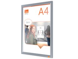 Marco porta anuncios nobo impression pro din A4 marco de clip aluminio 235x13x325 mm