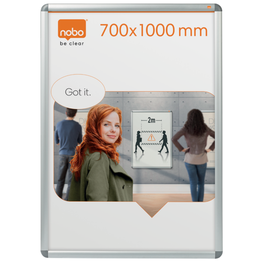 Porta pósters con marco a presión Premium Plus 700x1000 mm