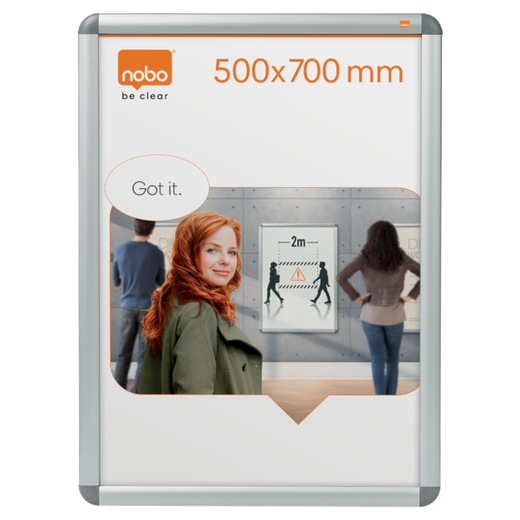 Porta pósters con marco a presión Premium Plus 700x500 mm