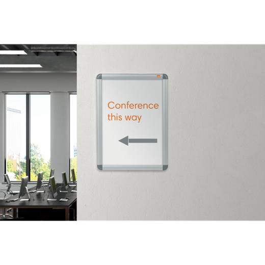 Porta pósters con marco a presión Premium Plus A2