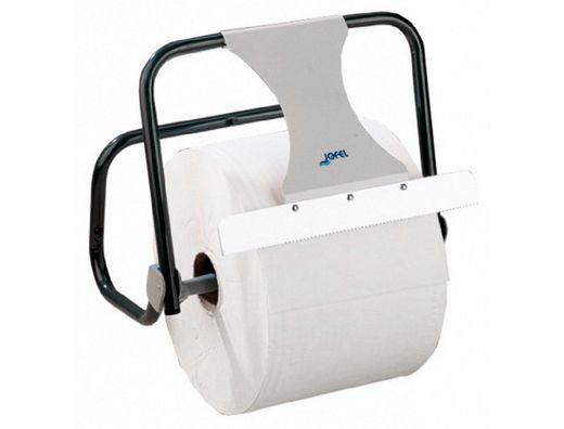 Portabobina industrial jofel metalico mural con sierra de corte para bobinas de hasta 500 m 435x416x285 mm