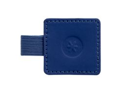 Portaboligrafo autoadhesivo antartik para cuaderno note con elastico hasta 15 mm grosor 1mm azul marino