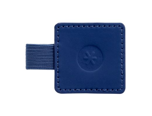 Portaboligrafo autoadhesivo antartik para cuaderno note con elastico hasta 15 mm grosor 1mm azul marino