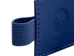 Portaboligrafo autoadhesivo antartik para cuaderno note con elastico hasta 15 mm grosor 1mm azul marino