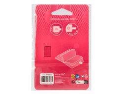 Portaboligrafo autoadhesivo antartik para cuaderno note con elastico hasta 15 mm grosor 1mm fucsia 40x40 mm