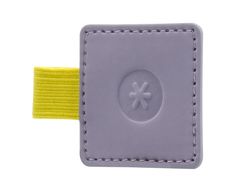 Portaboligrafo autoadhesivo antartik para cuaderno note con elastico hasta 15 mm grosor 1mm morado y amarillo