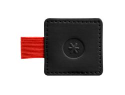 Portaboligrafo autoadhesivo antartik para cuaderno note con elastico hasta 15 mm grosor 1mm negro y rojo