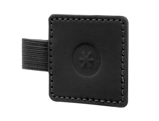 Portaboligrafo autoadhesivo antartik para cuaderno note con elastico hasta 15 mm grosor 1mm negro