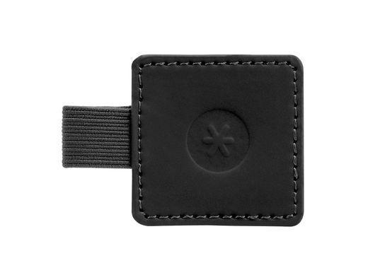 Portaboligrafo autoadhesivo antartik para cuaderno note con elastico hasta 15 mm grosor 1mm negro