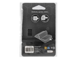 Portaboligrafo autoadhesivo antartik para cuaderno note con elastico hasta 15 mm grosor 1mm negro