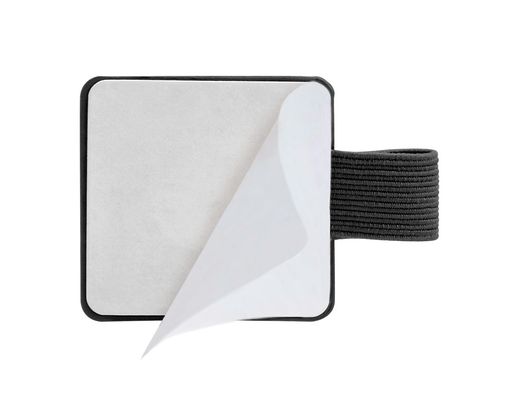 Portaboligrafo autoadhesivo antartik para cuaderno note con elastico hasta 15 mm grosor 1mm negro
