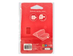 Portaboligrafo autoadhesivo antartik para cuaderno note con elastico hasta 15 mm grosor 1mm rojo 40x40 mm