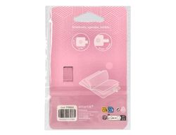 Portaboligrafo autoadhesivo antartik para cuaderno note con elastico hasta 15 mm grosor 1mm rosa 40x40 mm