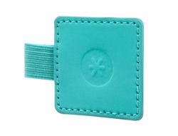 Portaboligrafo autoadhesivo antartik para cuaderno note con elastico hasta 15 mm grosor 1mm turquesa 40x40
