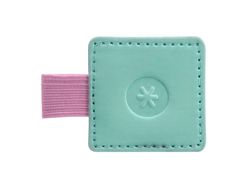 Portaboligrafo autoadhesivo antartik para cuaderno note con elastico hasta 15 mm grosor 1mm turquesa y rosa