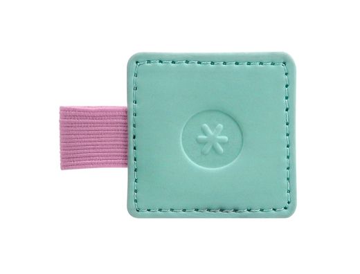 Portaboligrafo autoadhesivo antartik para cuaderno note con elastico hasta 15 mm grosor 1mm turquesa y rosa