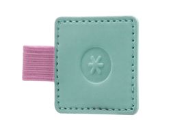 Portaboligrafo autoadhesivo antartik para cuaderno note con elastico hasta 15 mm grosor 1mm turquesa y rosa