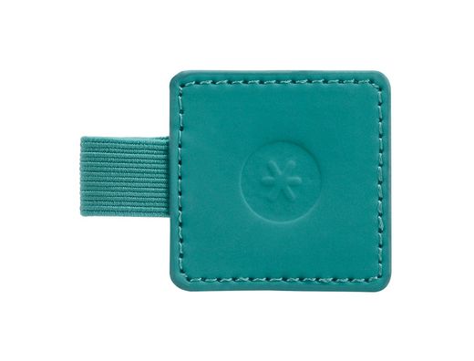 Portaboligrafo autoadhesivo antartik para cuaderno note con elastico hasta 15 mm grosor 1mm verde aguamarina