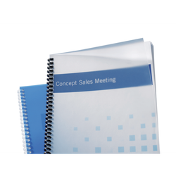 Portada PP POLYCOVER opaca GBC 500 micras DIN A3 (Pack 100), negro