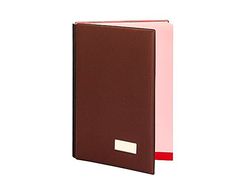 Portafirmas Pardo 18 separadores burdeos