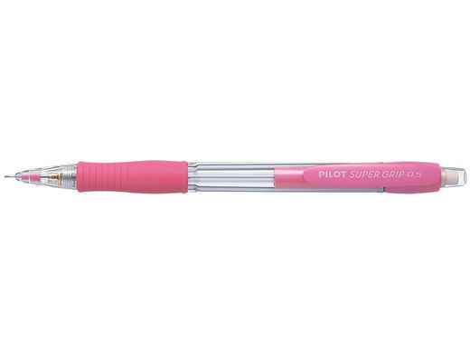 Portaminas Pilot Super Grip Rosa 0,5 mm Sujecion de Caucho