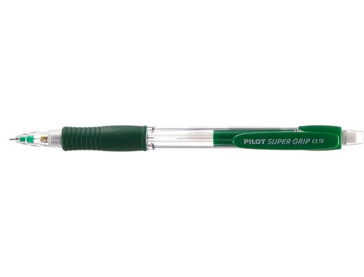 Portaminas Pilot Super Grip Verde 0,5 mm Sujecion de Caucho