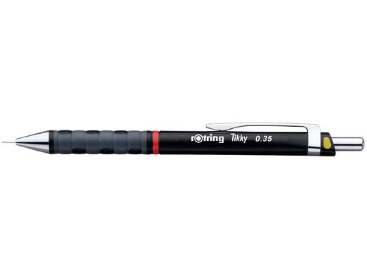 Portaminas Rotring Tikky 0,35 mm Negro