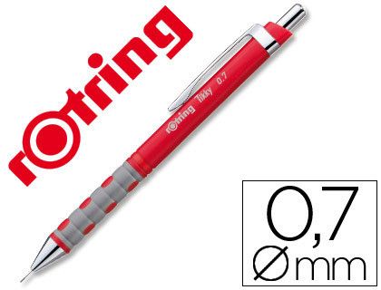 Portaminas Rotring Tikky 0,7 mm Rojo