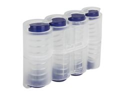 Portamonedas Q-Connect con Muelle Valido para 8 Fracciones de Euros