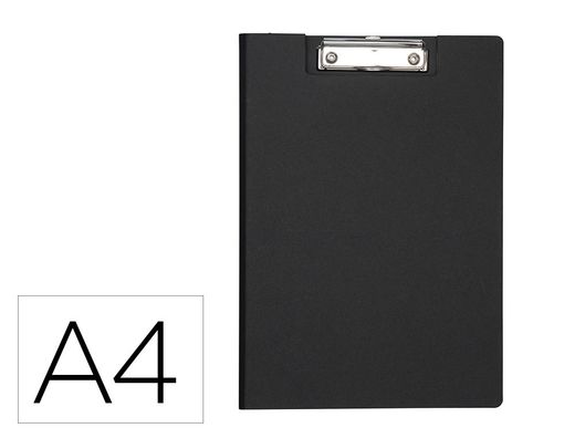 Portanotas maul balance din A4 carton reforzado 8 mm con pinza color negro