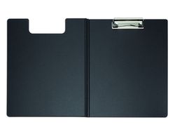 Portanotas maul flexx din A4 polipropileno con pinza color negro