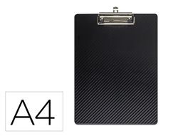 Portanotas maul flexx din A4 polipropileno con pinza de color negro