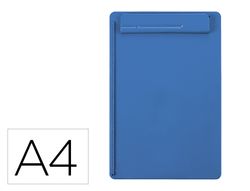 Portanotas maul go din A4 plastico reciclado con pinza color azul