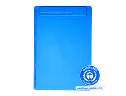 Portanotas maul go din A4 plastico reciclado con pinza color azul