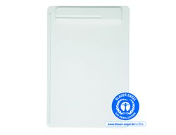 Portanotas maul go din A4 plastico reciclado con pinza color blanco