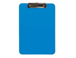 Portanotas q-connect plastico din a4 celeste 2,5mm