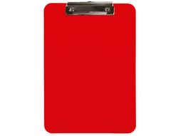 Portanotas q-connect plastico din a4 rojo 2,5mm