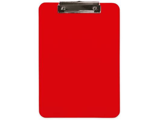 Portanotas q-connect plastico din a4 rojo 2,5mm