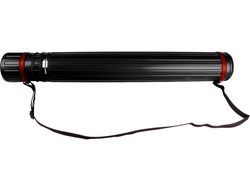 Portaplanos Plastico Liderpapel Diametro 9 cm Extensible Hasta 125 cm Negro